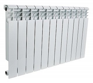 Биметаллический радиатор 12 секций, 560х924х78, ROMMER Optima BM 500, белый RBM-0210-050012 